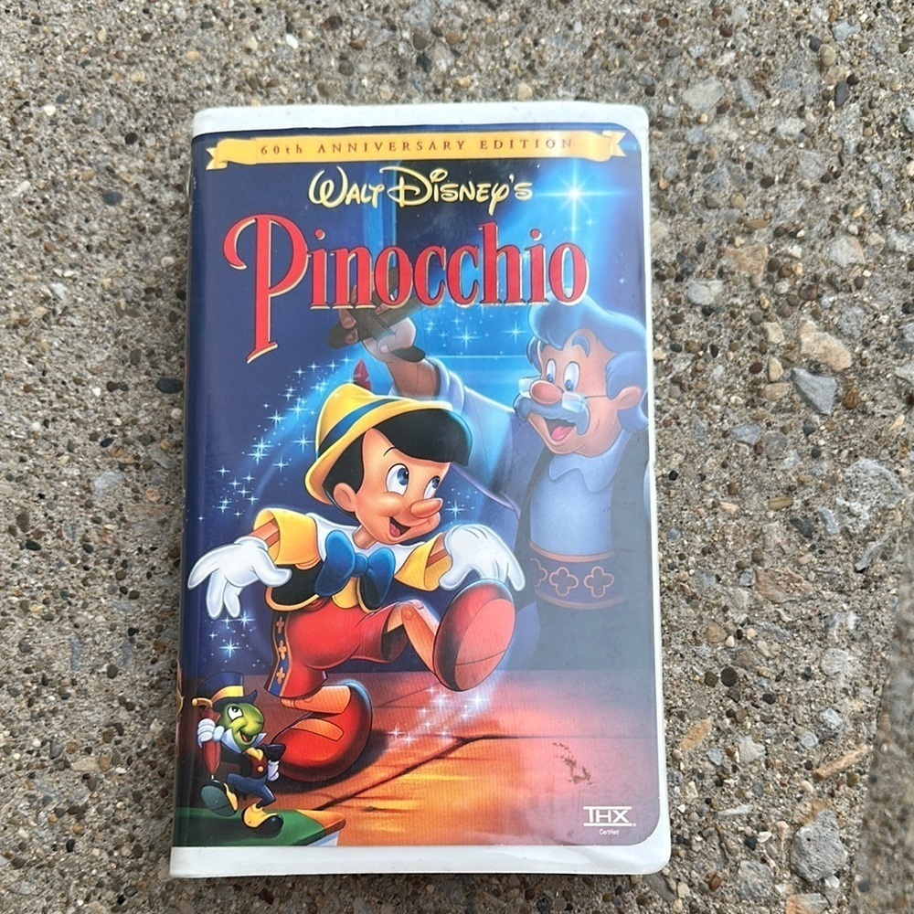 Pinocchio VHS Tape